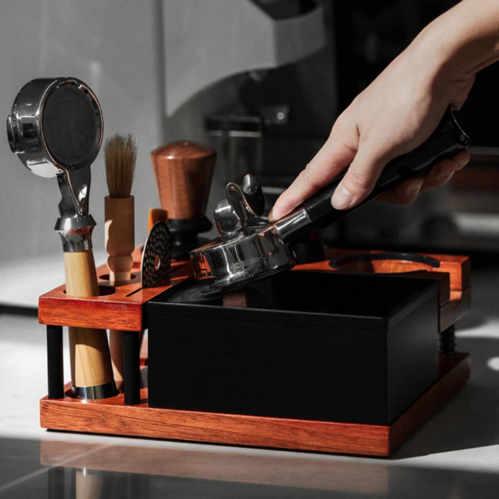 แท่นวางอุปกรณ์ชงกาแฟอเนกประสงค - Home Barista บทวิจารณ์และราคา