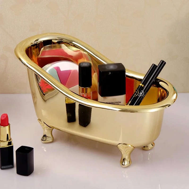 Mini Sabun Bathtub จัดเก็บเครื - Bar Cart Gold บทวิจารณ์และราคา