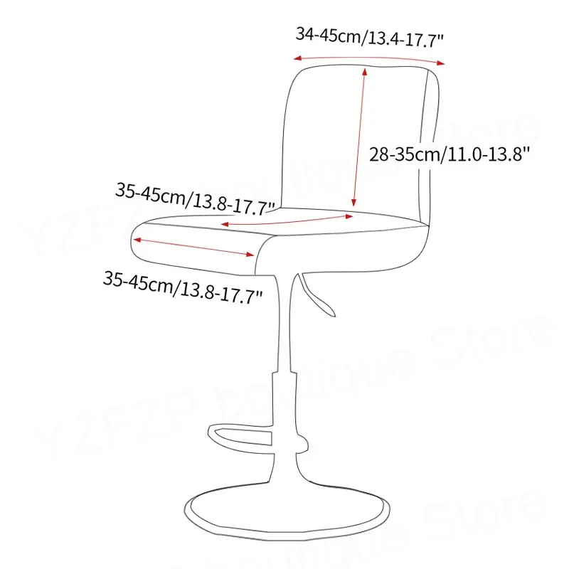 ปลอกหุ้มเก้าอี้กำมะหยี่สีพื้น  - Home Bar Lounge บทวิจารณ์และราคา
