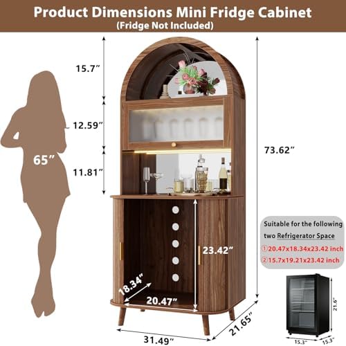 ตู้บาร์ไวน์พร้อมช่องแช่เย็น, ต - Home Bar And Fridge บทวิจารณ์และราคา