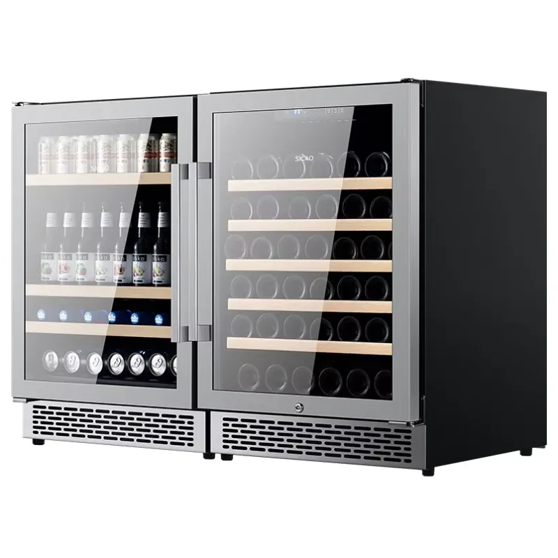 ตู้แช่ไวน์สเตนเลสสตีล SICAO แบ - Home Bar And Fridge บทวิจารณ์และราคา